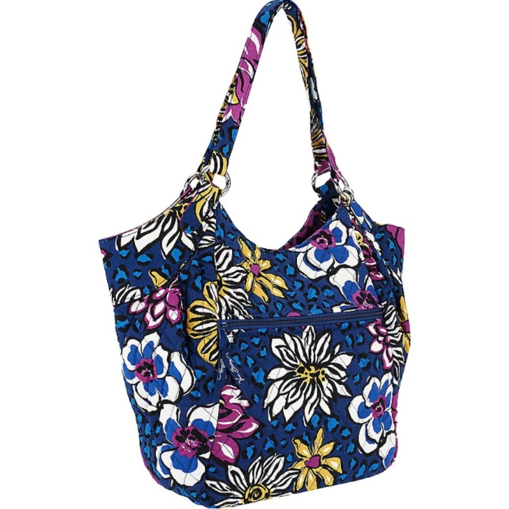 Vera Bradley Signature Print Crescent Handbag  0335